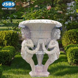 Granite Angel Carriers Planter, Granite Angel Carriers Planter